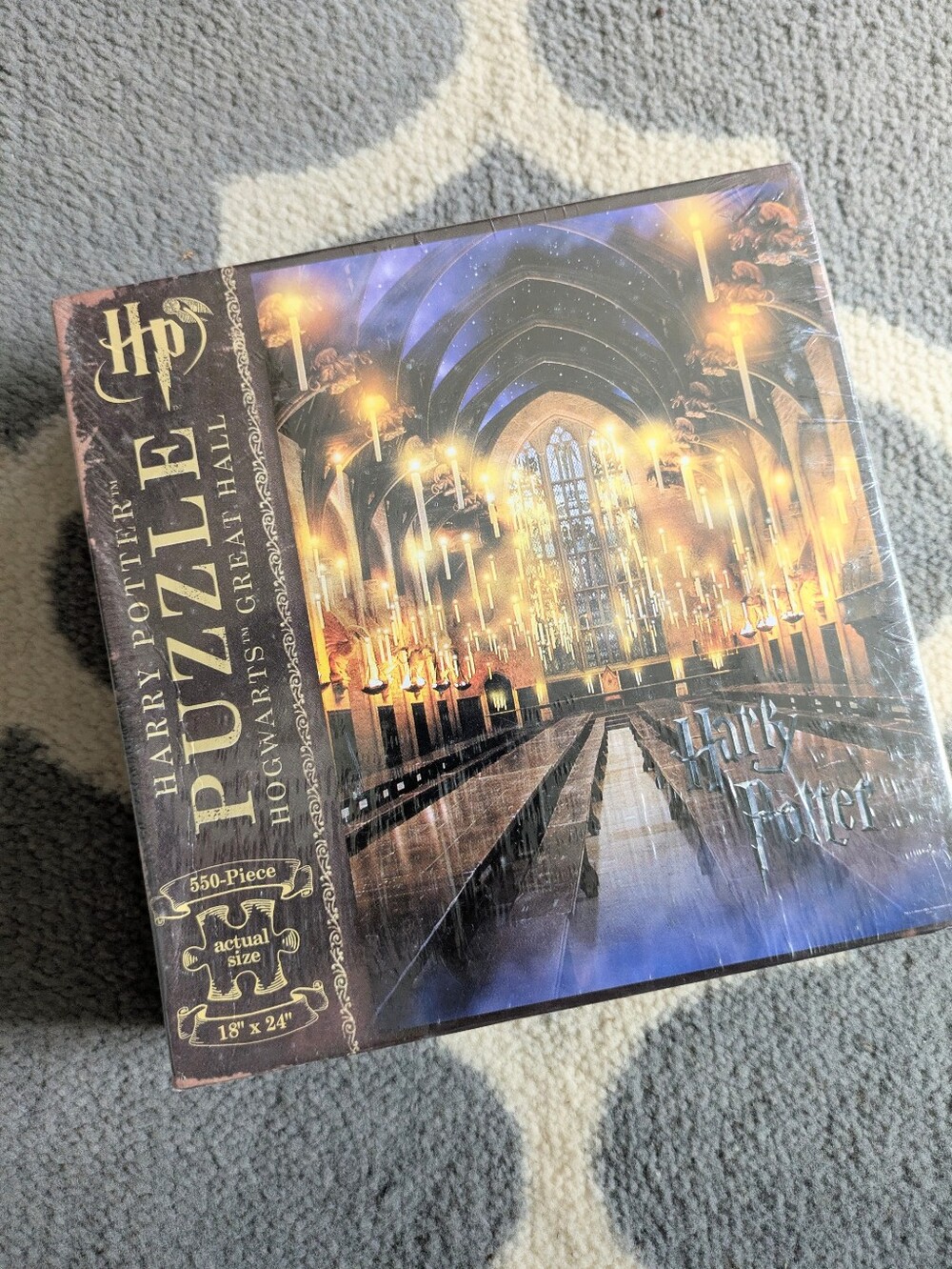 New Sealed In Box Harry Potter Hogwarts Great Hall Jig Saw Puzzle